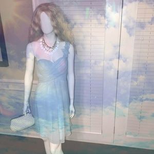 Dasap Baby Blue Cocktail Dress